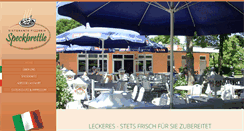 Desktop Screenshot of pizzeria-speckbrettle.de